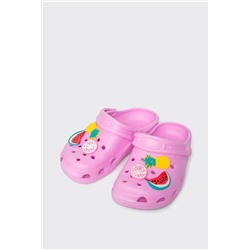 Туфли купальные детские для девочек Crocs G розовый infinity KIDS