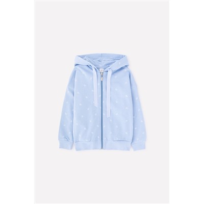 Куртка для девочки Crockid К 301728 небесно-голубой, веточки к1282