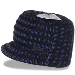 Мужская шапка-кепка на флисе от Barts. Удобная повседневная модель для любой погоды №4618