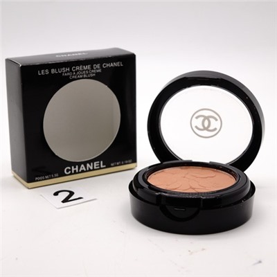 CHANEL LES BLUSH CREME - №2, румяна компактные с гравировкой 5.5 г