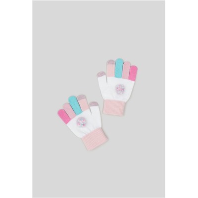 Перчатки детские для девочек Macadamia цветной ACOOLA