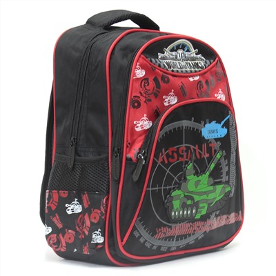 Рюкзак детский Y-30.4 (черно-красный)
