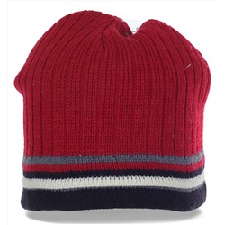 Спортивная мужская шапка сделает Вашу жизнь комфортнее, надежно защитит голову от ветра и холода  №5041