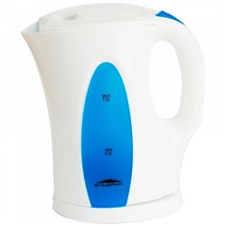 Чайник электрический 1л Эльбрус-3 белый с синим (Р)