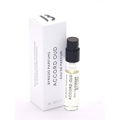 BYREDO ACCORD OUD UNISEX  2ML EDP SAMPLE