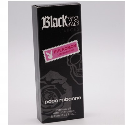 PACO RABANNE BLACK XS L'EXCES, женские масляные духи с феромонами 10 мл