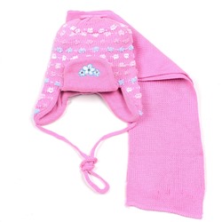 Шапка детская (с шарфом) 45620.54 (розовый)