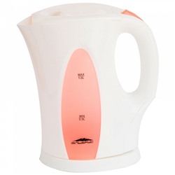 Чайник электрический 1л Эльбрус-3 белый с розовым (Р)