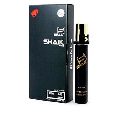 SHAIK MEN 243 (CAROLINA HERRERA BAD BOY), мужской парфюмерный мини-спрей 20 мл