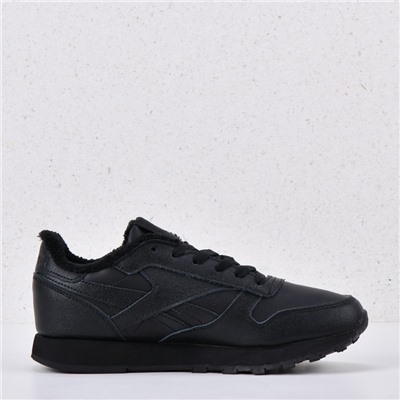 Кроссовки Reebok Classic Leather Black арт w301-1