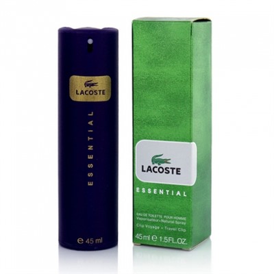 LACOSTE ESSENTIAL, мужской компактный парфюм 45 мл