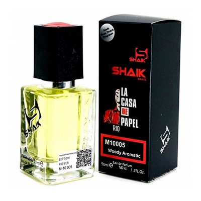 SHAIK M 10005 (LA CASA DE PAPEL RIO), парфюмерная вода для мужчин 50 мл