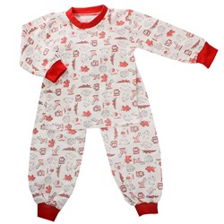 Пижама детская 7871.9 (бело-красный)