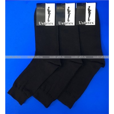 Юста носки мужские 1с9 хлопок с лайкрой черные