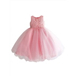 Платье Zoe Flower ZF213 pink 6 (5-6 года, длина 71см, бюст (1/2) 34см)