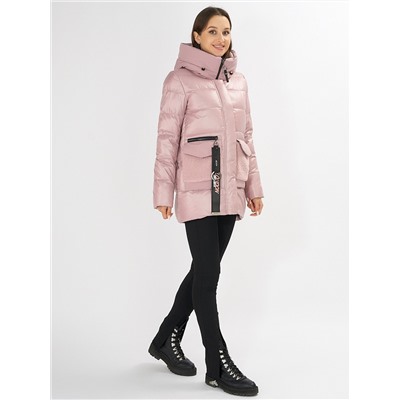 Куртка зимняя розового цвета 7389R