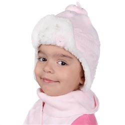 Комплект шапка шарф, детский 45615.26 (розовый)