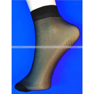 Носки женские эластик с "тормозами" черные