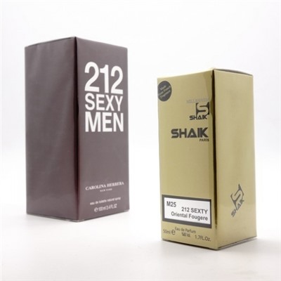 SHAIK M 25 2.1.2 SEXTY MEN, парфюмерная вода для мужчин 50 мл