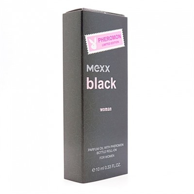 MEXX BLACK, женские масляные духи с феромонами 10 мл