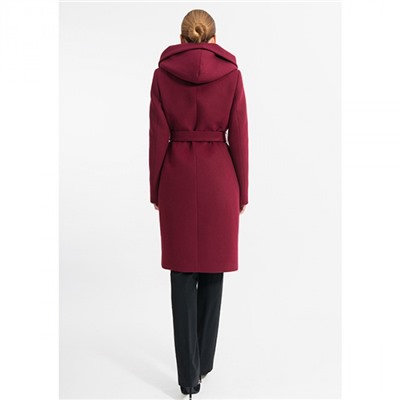 Пальто демисезонное женское 123-12 Gotti бордо