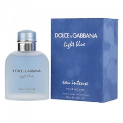 DOLCE & GABBANA LIGHT BLUE EAU INTENSE, парфюмерная вода для мужчин 100 мл