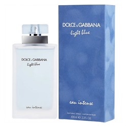 DOLCE & GABBANA LIGHT BLUE EAU INTENSE, парфюмерная вода для женщин 100 мл (европейское качество)