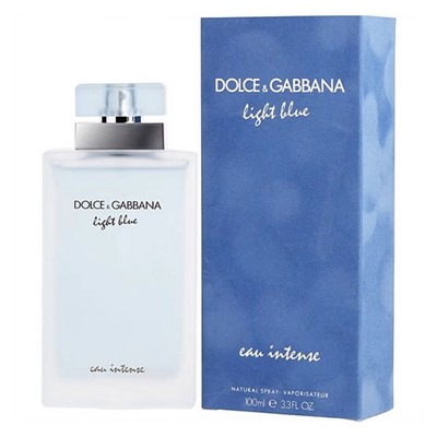 DOLCE & GABBANA LIGHT BLUE EAU INTENSE, парфюмерная вода для женщин 100 мл (европейское качество)