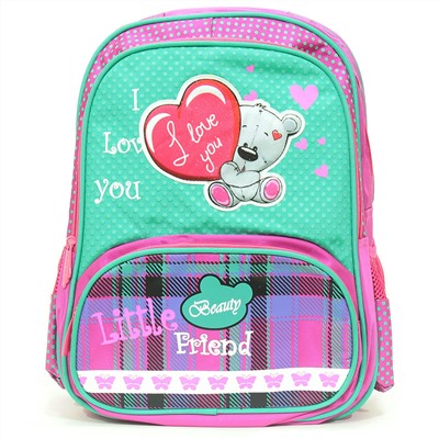 Рюкзак детский Y-27.3 (зелено-розовый)