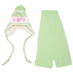 Комплект шапка шарф, детский 45611.51 (зеленый)
