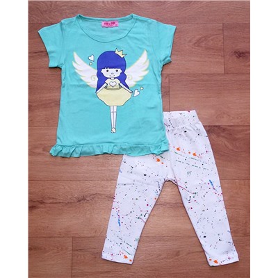 Летний костюм для девочки “Ангел”
