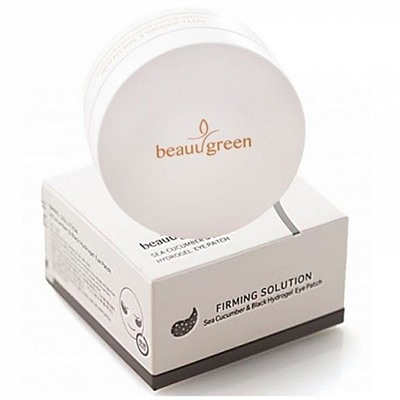 BEAUUGREEN SEA CUCUMBER & BLACK HYDROGEL EYE PATCH - 60 штук, гидрогелевые патчи для глаз