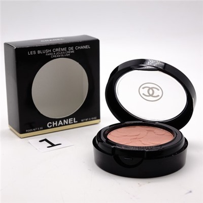 CHANEL LES BLUSH CREME - №1, румяна компактные с гравировкой 5.5 г