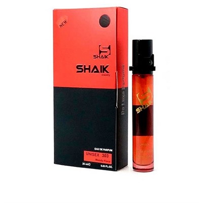 SHAIK UNISEX 303 (MAISON FRANCIS KURDJIAN BACCARAT ROUGE 540 EXTRAIT), парфюмерный мини-спрей унисекс 20 мл