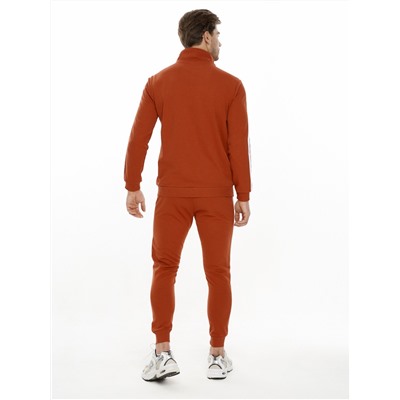 Спортивный костюм трикотажный оранжевого цвета 9153O