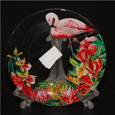 Тарелка сервировочная арт.327/1-Д Фламинго в тропиках