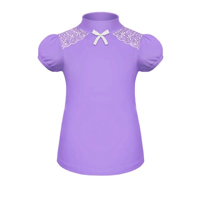 Водолазка (блузка) для девочки с коротким рукавом 84704-ДШ21