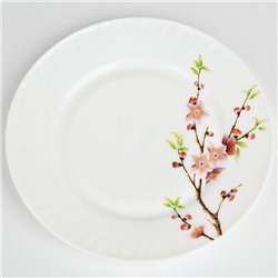 Тарелка десертная круглая d=20см 1001Т8/28 "Цветущий сад"