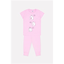 Пижама для девочки Crockid К 1555 крапинка на розовой вишне