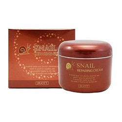 JIGOTT SNAIL REPAIRING CREAM (с муцином улитки), крем для лица 85 мл