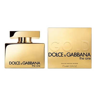 DOLCE & GABBANA THE ONE GOLD, интенсивная парфюмерная вода для женщин 75 мл (европейское качество)