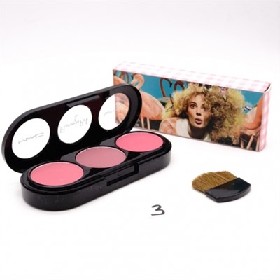 МАК FLAMINGO PARK POWDER BLUSH - №3, румяна 3 в 1 18 г