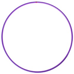 Обруч профессиональный (дуга 18мм), d=60см, цвет фиолетовый