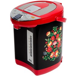 Чайник-термос электрический DELTA LUX DL-3030 "Жостово" черный с красным