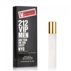 CAROLINA HERRERA 212 VIP MEN, мужские масляные духи с феромонами 10 мл