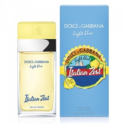 DOLCE & GABBANA LIGHT BLUE ITALIAN ZEST, туалетная вода для женщин 100 мл