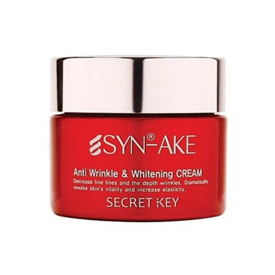 Антивозрастной крем со змеиным ядом [Secret Key] SYN AKE Anti Wrinkle & Whitening Cream