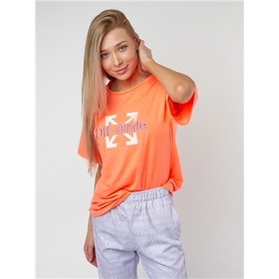 Джоггеры с футболкой персикового цвета 222065P