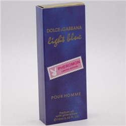 DOLCE & GABBANA LIGHT BLUE, мужские масляные духи с феромонами 10 мл