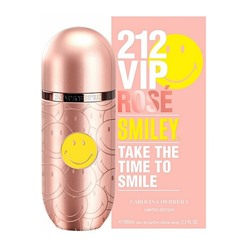CAROLINA HERRERA 212 VIP ROSE SMILEY, парфюмерная вода для женщин 80 мл